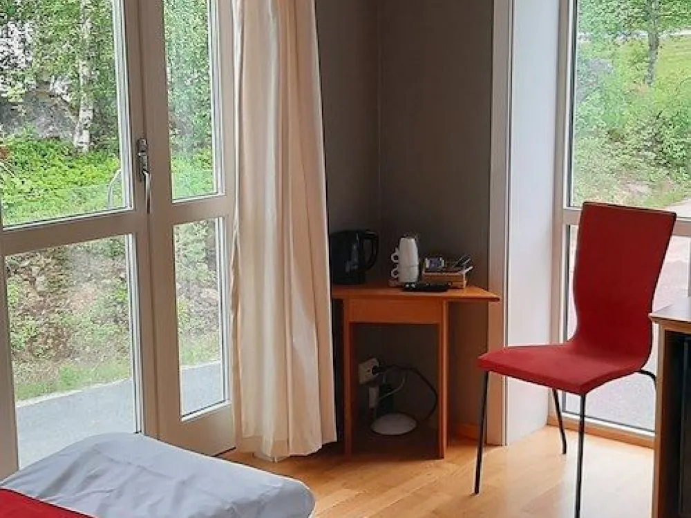 Family room with extra windows