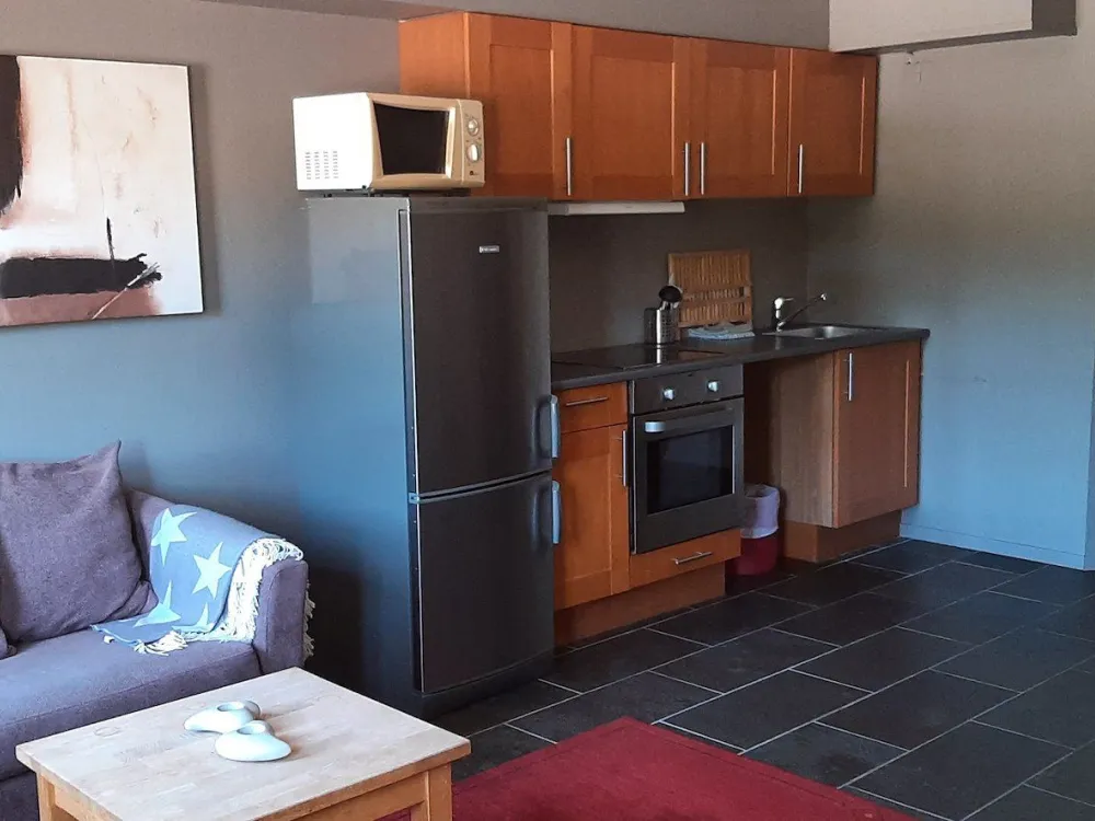 Studio apartments with kitchen corner