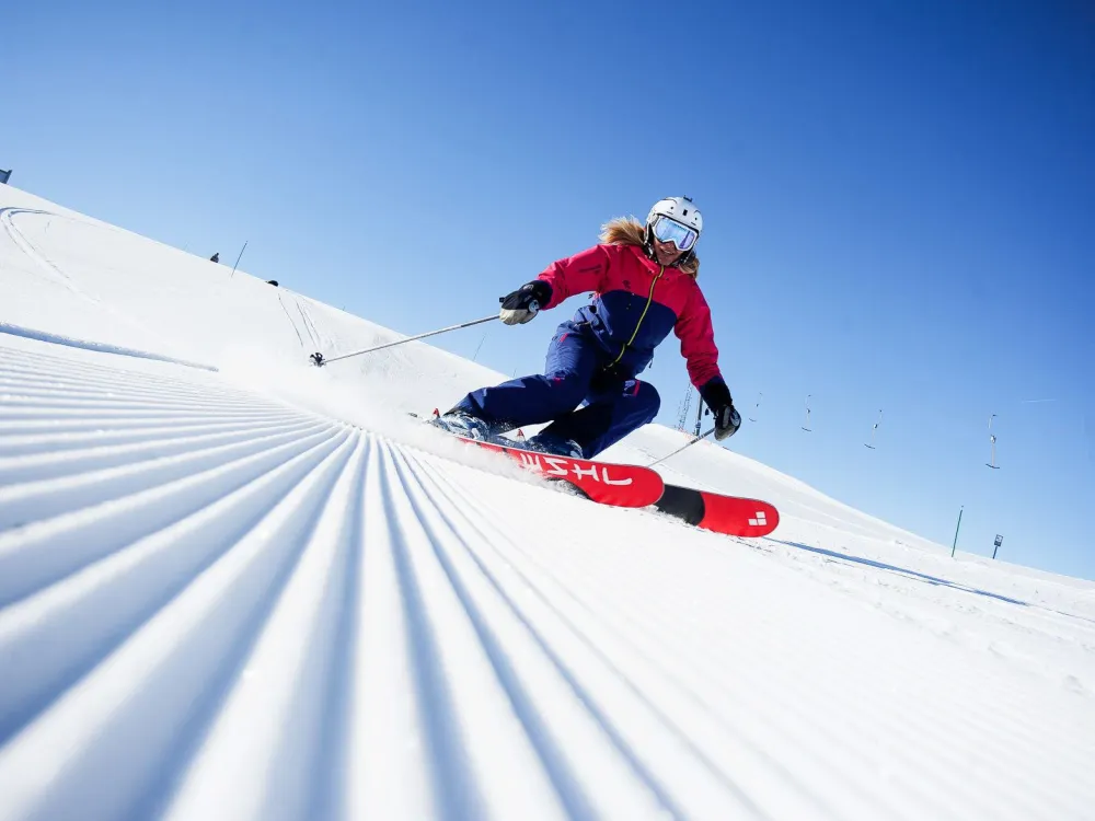 Evening skiing